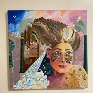 acrylic painting on canvas